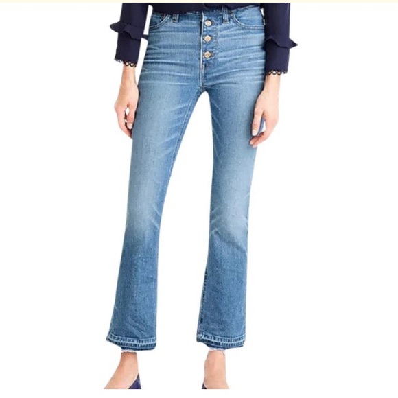 J. Crew Denim - J crew billie demi boot crop jeans